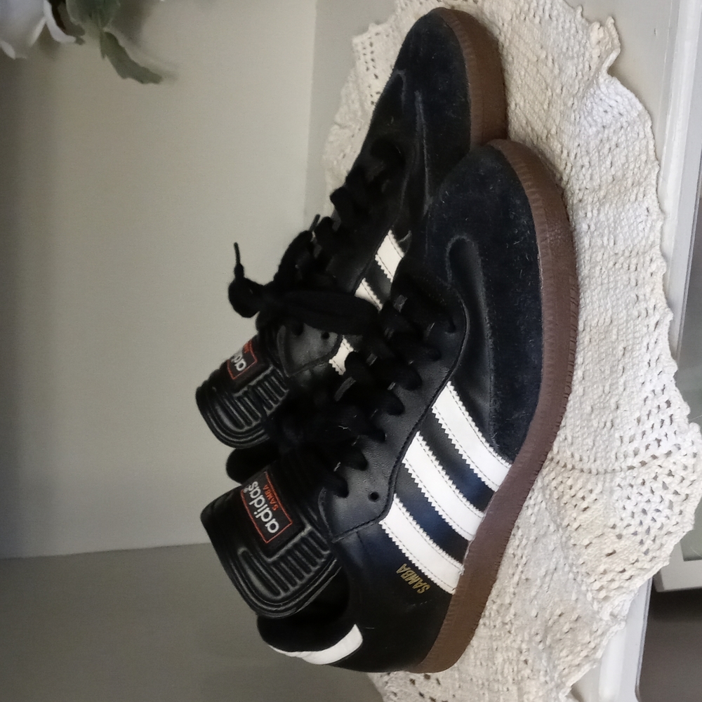 Adidas Samba Mens Black and White Sneakers